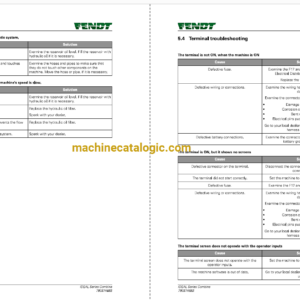 Fendt Ideal Series Combine 7, 7PL, 7T, 8, 8PL, 8T, 9, 9PL, 9T Harvesting Operator’s Manual (79037468B)