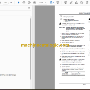 Hitachi ZX165D, ZX195D Backhoe Dozer Operator’s Manual (EM1SP-EN1-1)