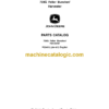 John Deere 759G Feller Buncher Harvester Parts Catalog (PC9470)