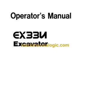 Hitachi EX33U Excavator Operator's Manual (EM1BN-1-2)