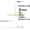 Hitachi ZX8-2, ZX8U-2, ZX10U-2 Excavator Operator's Manual (ENM1MP-1-2)