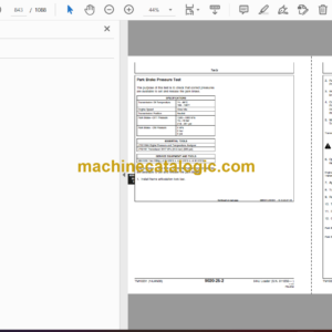 John Deere 644J Loader Operation and Test Technical Manual (TM10231)