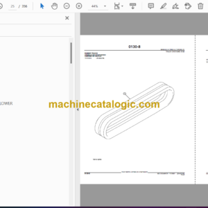 John Deere 60D Excavator Parts Catalog (PC10091)