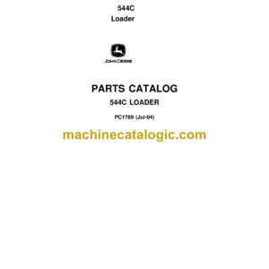 John Deere 544C Loader Parts Catalog (PC1789)