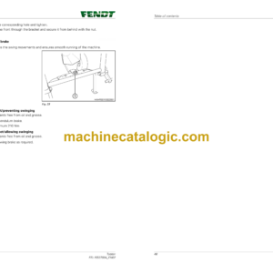 Fendt 601 DN Twister Tedder Operator’s Manual