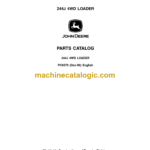 John Deere 244J 4WD Loader Parts Catalog (PC9370)