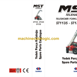 MST ST1135, ST1335, ST1730 Telehandler Spare Parts Catalogue (EN-TR)