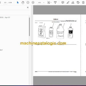 John Deere 540G3, 548G3, 360D Skidders Parts Catalog (PC9514)