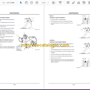 Hitachi ZX470-6 class Hydraulic Excavator Operator’s Manual (ENMJAG-EN1-1)