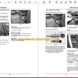 Fendt 206 V F S, 207 V F S, 208 V P F S, 209 V P F S Tractor Operator’s Manual