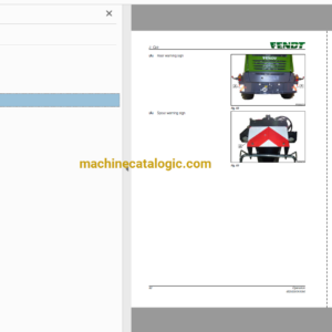 Fendt Katana 85 Full Operator’s Manual