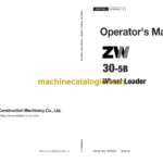 Hitachi ZW30-5B Wheel Loader Operator's Manual (ENMNBB-1-2)