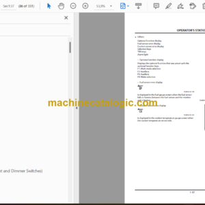 Hitachi ZX190W-3,ZX220W-3 Wheeled Excavator Operator’s Manual (EMCGB-NA1-1, EMCGB-NA1-2)