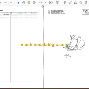 Messersi M35K Mini Excavator Spare Parts Catalog