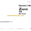 Hitachi ZX70 ML Crane Operator's Manual (EM1CD-ML1-1)