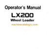 Hitachi LX200 Wheel Loader Operator's Manual (EM43A-1-2)