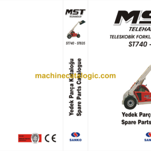 MST ST740, ST835 Telehandler Spare Parts Catalogue (EN-TR)