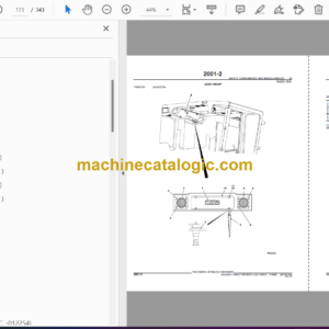 John Deere 435C, 437C Trailer Mounted Log Loader Parts Catalog (PC9469)