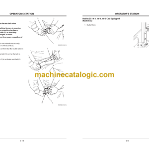 Hitachi ZX14-3, ZX16-3, ZX18-3 Hydraulic Excavator Operator’s Manual (EM1NC-EN3-1, EM1NC-EN3-2, EM1NC-EN3-3, EM1NC-EN3-4)