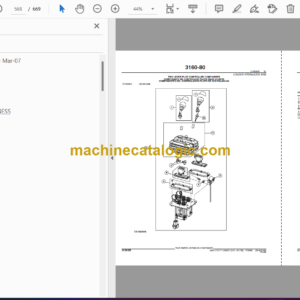 John Deere 624J Utility Loader Parts Catalog (PC9340)