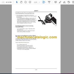 Hitachi ZX17U-5A, ZX19U-5A, ZX26U-5A Hydraulic Excavator Operator’s Manual (ENMABA-EN1-1, ENMABA-EN1-2, ENMABA-EN1-4, ENMABA-EN1-5)