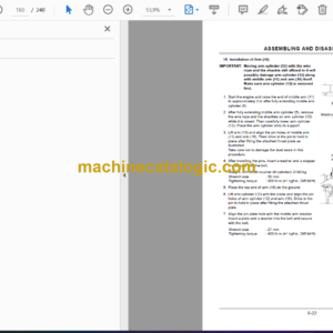 Hitachi ZX480LCK-3 Multi-Boom Specification Machine Operator’s Manual (EM1JP-MB1-2)