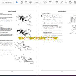 Hitachi ZX135US-3,ZX225USLC-3,ZX225USRLC-3 Hydraulic Excavator Operator’s Manual (EM1U4-EN2-1, EM1U4-EN2-2, EM1U4-EN2-3, EM1U4-EN2-5)