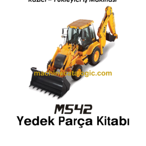 MST M542 Backhoe Loader Spare Parts Catalogue (EN-TR)