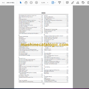 Hitachi ZX135US-5B, ZX225USLC-5B, ZX225USRLC-5B Hydraulic Excavator Operator’s Manual (ENMDCN-EN1-2, ENMDCN-EN1-3, ENMDCN-EN1-4)