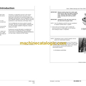 John Deere 524K Loader Repair Technical Manual (TM10687)