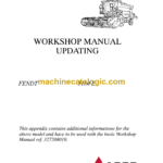Fendt 5180 E Combines Harvesting Workshop Manual