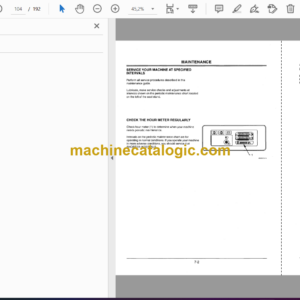 Hitachi ZX16,ZX18,ZX25 Excavator Operator’s Manual (EM1LN-EN1-1)