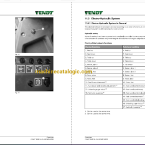 Fendt 9490X – 9490X AL Combines Operator’s Manual (D3158100M4)