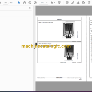 John Deere 350DLC Excavator Operation and Tests Technical Manual (TM2359)