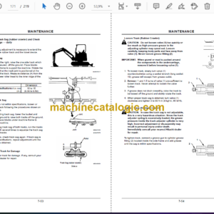 Hitachi ZX30U-2,ZX35U-2,ZX40U-2,ZX50U-2 Excavator Operators’ Manual (EM1M7-EN1-1)