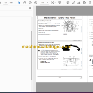 John Deere 330CLC, 370C Excavator Operator’s Manual (OMT188215)