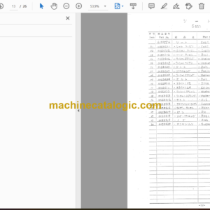 Hitachi UH062 Hydraulic Excavator Operator’s Manual (EMP7309-DD-1)