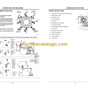 Hitachi HX64B Excavator Operator’s Manual (EM1BW-EN1-1)