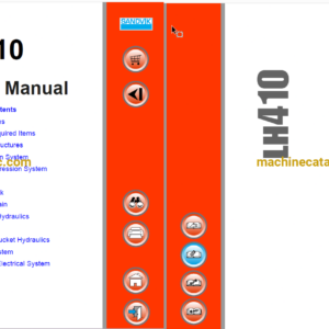 Sandvik Mining Loader LH410 # 422 (L010D547) Operator & Maintenance Manual