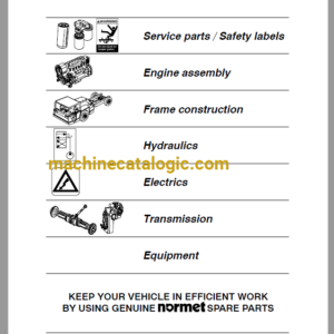 Normet Charmec 1610B Spare Parts Manual