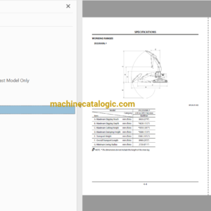 ZX135USL-3,ZX225USRL-3 Hydraulic Excavator Forestry Specifications Operator’s Manual (EM1UA-EN2-1)