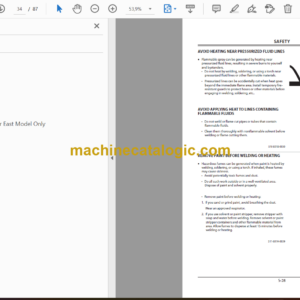 Hitachi ZX135USL-3, ZX225USRL-3 Hydraulic Excavator Forestry Specifications Operator’s Manual (EM1UA-EN2-1)