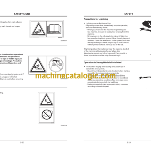 Hitachi ZX350LCK-3 High Reach Demolition Machine Operator’s Manual (ENM1V9-HL1-2)