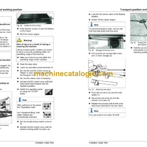 Fendt 10065 PRO Former Operator’s Manual (FEL1687640401)