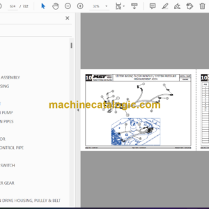 MST 642, 644 Plus Tier 3A Rexroth Backhoe Loader Spare Parts Catalogue (EN-TR)