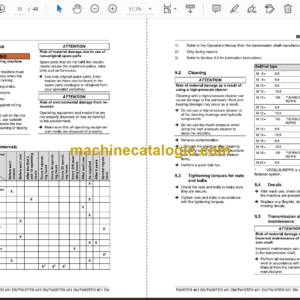 Fendt 401 DS, 401 DN, 431 DN, 601 DN Twister Tedder Operator’s Manual (FEL1540290401)