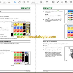 Fendt 938, 940, 943 Vario MT Rubber Track Tractor Operator’s Manual (ACX2448090)