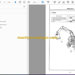 Hitachi EX160WD Wheel Type Hydraulic Excavator Operation Manual (EM139-1-1, EM139-1-2, EM139-1-3)