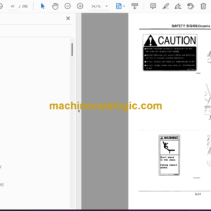 Hitachi ZX200,ZX200LC,ZX210H,ZX210LCH,ZX225USR,ZX225USRLC Excavator Operator’s Manual (EM1G6-2-1)