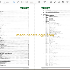 Fendt 938, 940, 943 Vario MT Rubber Track Tractor Operator’s Manual